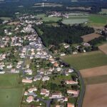 Centre de Vénérand vu du ciel
